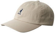 Kangol ウォッシュ ベースボール キャップ - カーキ ベージュ