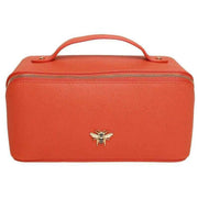 Alice Wheeler London Luxury Train Case - Orange