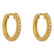 Beginnings Thin Hoop Earrings - Gold