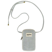 Hindbag Bill Phone バッグ - ブルー ストライプ