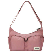 Hindbag Emile マルチ ポケット ショルダー バッグ - ブラッシュ ピンク