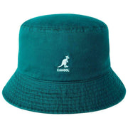 Kangol ウォッシュ バケット ハット - ティールブルー