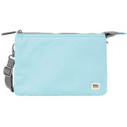 Roka Carnaby XL Recycled Canvas Crossbody Bag - Ice Blue