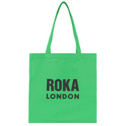 Roka Notting Hill Small Tote Bag - Amazon Green/Black