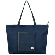 Roka Portobello N Large Tote Bag - Dark Wash Denim Blue