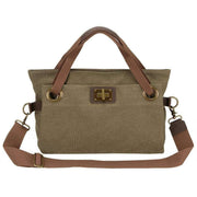 ZEDE Pont Des Arts Medium Cross Body Bag - Olive Green