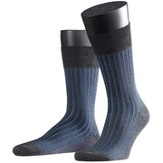 Falke Shadow Socks - Anthracite/Blue