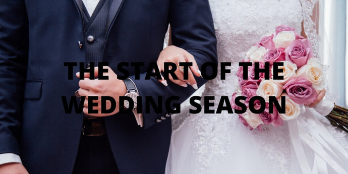 結婚式の季節の始まり