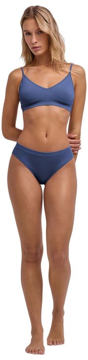 Falke デイリーシームレス Tバック - キャプテンブルー