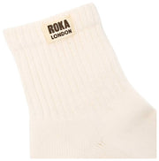 Roka Windsor ソリッド クルー ソックス - マシュマロ ホワイト
