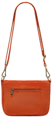 Hindbag Margault ショルダーバッグ - ベルベット ブリック オレンジ