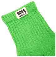 Roka Windsor ソリッド クルー ソックス - オンライン ライム