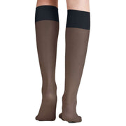 Falke Pure Matt 20 Denier Knee High Stockings - Marine Navy