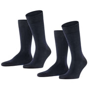 Falke Happy 2 Pack Socks - Dark Navy