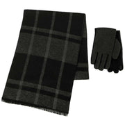 totes-toasties-wool-blend-check-scarf-and-thermal-lined-gloves-gift-set---black-34518523