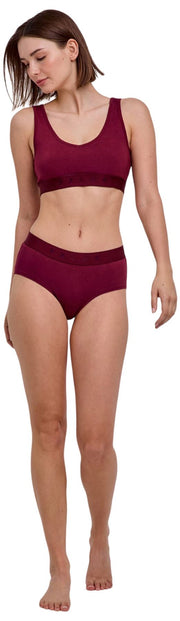 Falke Daily Comfort ビスチェ ブラレット 2 枚組 - レッド