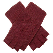 dents-fingerless-cable-knit-gloves---damson-burgundy-34477710