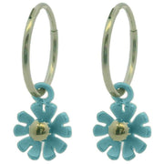 ti2-titanium-ten-petal-flower-charm-hoop-earrings---kingfisher-blue-34455950