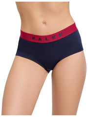Falke デイリー コンフォート プリント ヒップスター ブリーフ 2 パック - ブラック/レッド