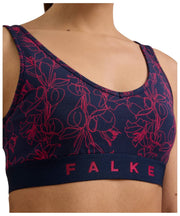 Falke Daily Comfort プリント ビスチェ ブラレット 2 枚組 - レッド/ブラック