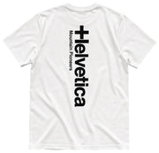 Helvetica Mountain Pioneers ファロ2 T-シャツ - ホワイト