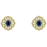 elements-gold-ornate-sapphire-9ct-gold-earrings---blue-35461371