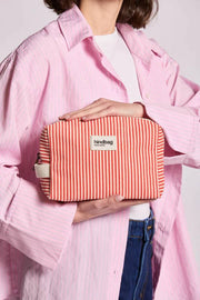 Hindbag Leon トイレタリーバッグ - レッドストライプ