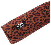 Roka Waterloo リサイクル ナイロン傘 - ミニ レオパード ブラウン