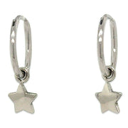 ti2-titanium-star-charm-hoop-earrings---natural-polished-silver-34502059