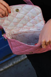 Hindbag Margault キルティング ショルダー バッグ - ブラッシュ ピンク