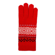 dents-jacquard-geometric-knitted-gloves---berry-red-34477656