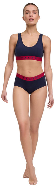 Falke デイリー コンフォート プリント ヒップスター ブリーフ 2 パック - ブラック/レッド