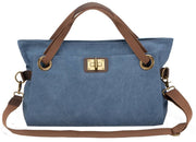 Zede Pont des Arts Cross Body Bag -Jean Blue