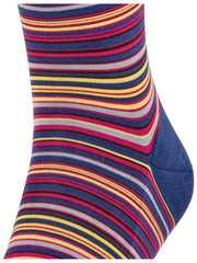 Falke マイクロブロック ニーハイ ソックス - パシフィック ブルー