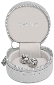 Stackers オイスター トラベル ジュエリー ボックス - ペブル グレー