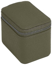 Stackers ジッパー付きミニトラベルウォッチボックス - オリーブグリーン