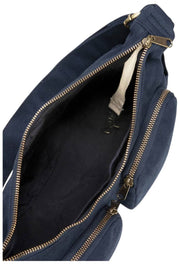 Hindbag Emile マルチポケット ショルダーバッグ - ネイビーブルー