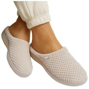 isotoner-popcorn-terry-mule-slippers---oat-beige-34523355