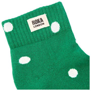 Roka ウェンブリー アンクル ソックス - Amazon ドット グリーン/ホワイト