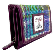 maccessori-harris-tweed-trifold-purse---purplegreen-34631601