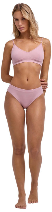 Falke デイリーシームレス Tバック - ローズピンク
