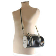 fred-perry-classic-mini-barrel-bag---night-greenecru-cream-34390589
