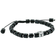david-van-hagen-stag-bead-agate-bracelet---black-34515544
