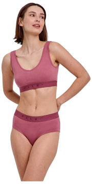 Falke Daily Comfort ビスチェ ブラレット 2 枚組 - レッド