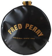 Fred Perry ティップド クラシック バレル バッグ - ブラック/ゴールド