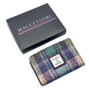 maccessori-harris-tweed-medium-zip-purse---purplegreen-34631658