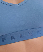 Falke Daily Comfort ビスチェ ブラレット 2 枚組 - ブルー/ベージュ