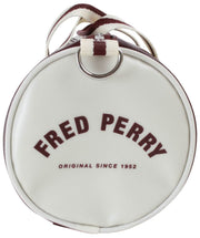 Fred Perry クラシック ミニ バレル バッグ - オックスブラッド/エクリュ クリーム