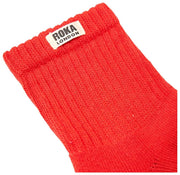 Roka Windsor ソリッド クルー ソックス - クランベリー レッド