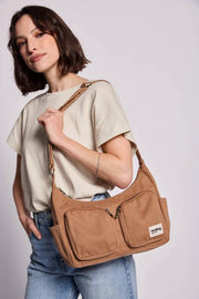 Hindbag Emile マルチポケット ショルダーバッグ - シナモンブラウン